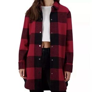 BB Dakota Eldridge Plaid Coat